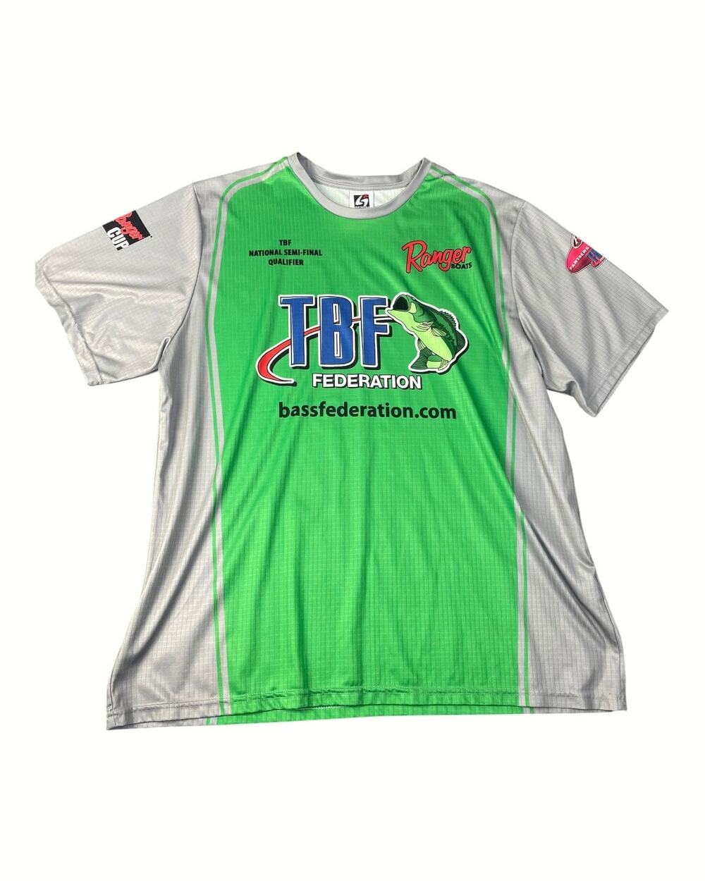 Gemini Jerseys Men’s XXL Ranger Boats TBF Federation Bass Fishing Jersey
